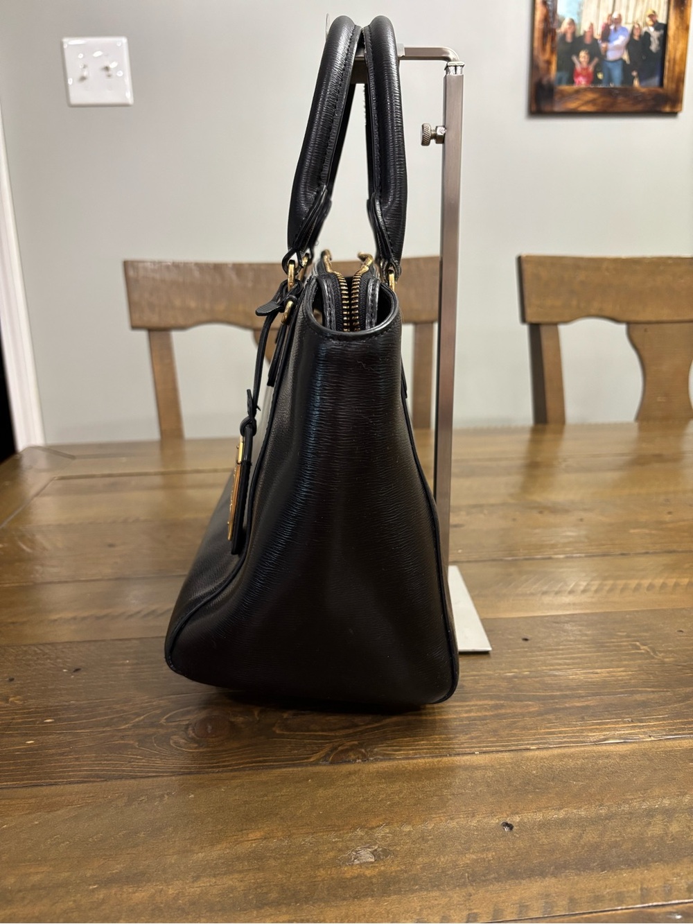Ralph Lauren Black Leather Tote Bag - Picture 4 of 12
